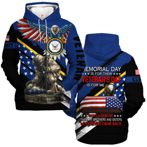 VETERAN UXVET53A-NV Premium Microfleece Hoodie