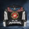 Marine Corps Eagle American Flag Vintage Hat Patriotic USMC Cap Unique US Marine Gifts
