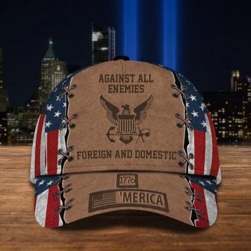 Eagle US Army Veteran Hat Pride Honoring Army Veteran American Flag Hats UXVET03CAP