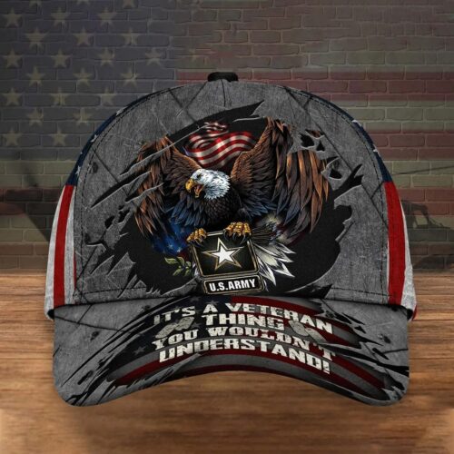 Eagle US Navy Hat It's A Veteran Thing You Wouldn't Understand USA Flag Navy Veteran Gifts
