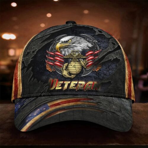 Eagle US Army Veteran Hat Unique Army Veteran Cap Patriotic Gift Ideas For Vets Day