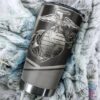 VETERAN HONOR THE FALLEN COMING HOME UNDER A FLAG SOLDIER STAINLESS STEEL TUMBLER PROUD MILITARY - TBL-CR-01