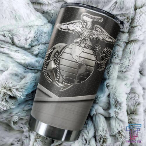 UNITED STATES MARINE CORPS STAINLESS STEEL TUMBLER UXVTR09-TBL