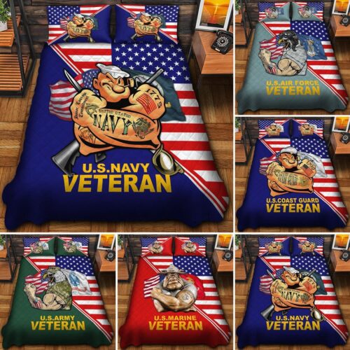 VETERAN UXVET46BD Quilt Bedding Set