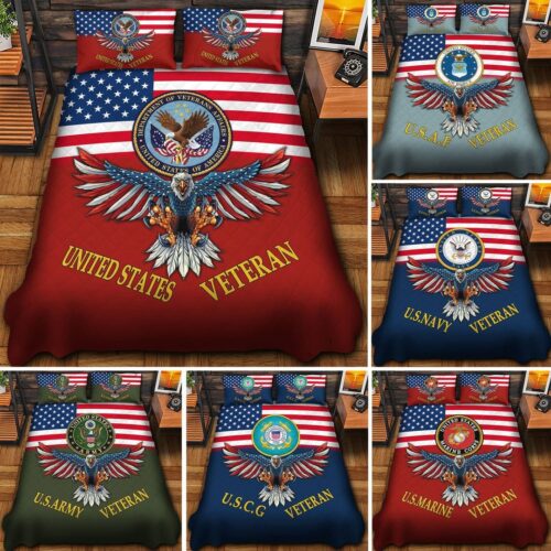 VETERAN UXVET43BD Quilt Bedding Set