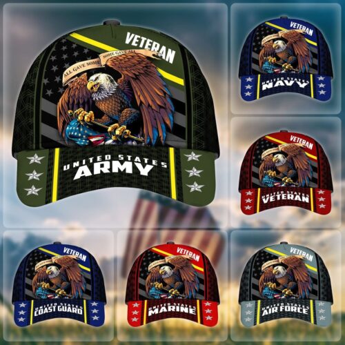 PREMIUM UNIQUE U.S VETERAN CAP UXVET77CA