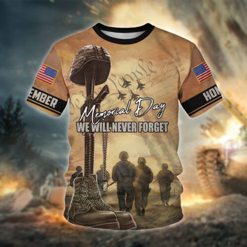 Premium Memorial Day Remember And Honor US Veterans Collection