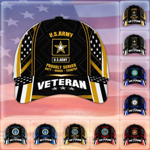 PREMIUM UNIQUE U.S VETERAN CAP UXVET79CA