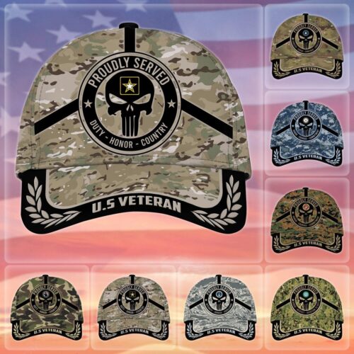 PREMIUM UNIQUE U.S VETERAN CAP UXVET74CA