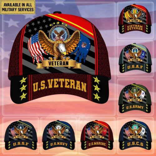 PREMIUM UNIQUE U.S VETERAN CAP UXVET72CA