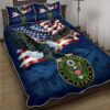United States Army Veteran Quilt Bedding Set
