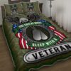 United States Army Veteran Quilt Blanket UXVET95QI