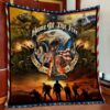 United States Army Veteran Quilt Blanket UXVET95QI