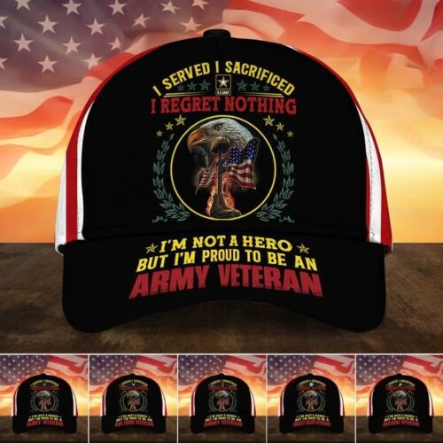 PREMIUM UNIQUE U.S VETERAN CAP - CAP-CR-02