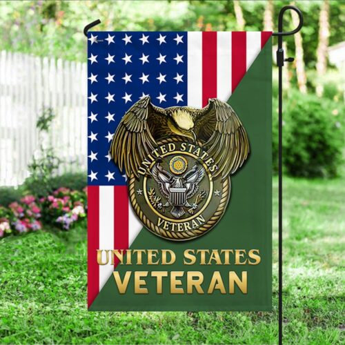 United States Veteran Flag Green Forever