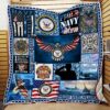 U.S. Navy Veteran Quilt Blanket