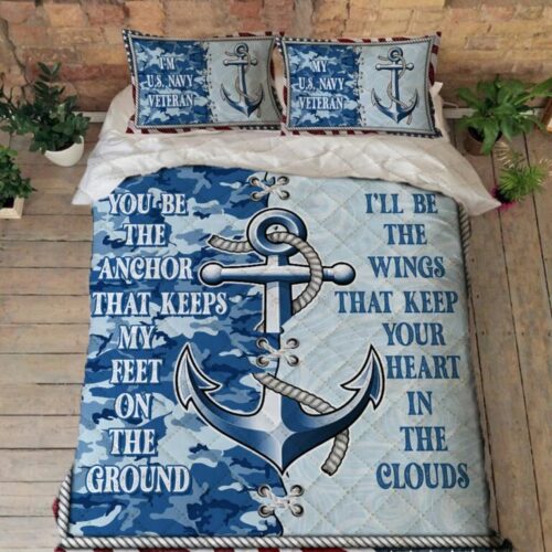 United States Air Force Veteran American US Quilt Bedding Set