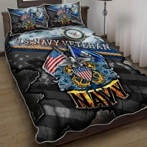 U.S.Air Force Veteran Quilt Bedding Set