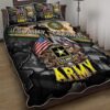 Proud Navy Veteran Eagle Quilt Bedding Set