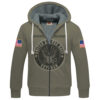 VETERAN UXVET38-AF Premium Heavy Fleece Zip Hoodie