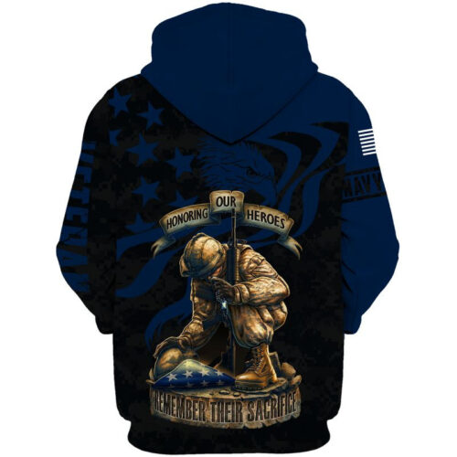 US NAVY NMH-02 Premium Microfleece Hoodie