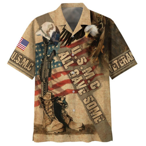 MARINE CORPS HLT-1410-MC-01 Premium Hawaiian Shirt