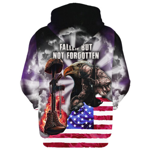 VETERAN DBA-VTR-15 Premium Heavy Fleece Zip Hoodie