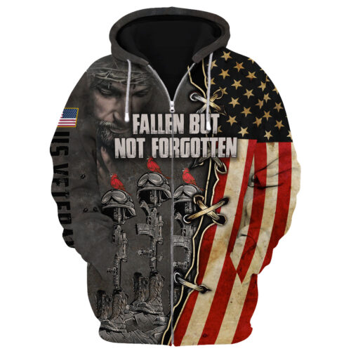 VETERAN DBA-VTR-01 Premium Microfleece Zip Hoodie