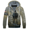 AIR FORCES NTD-1810-AF-01 Premium Heavy Fleece Zip Hoodie