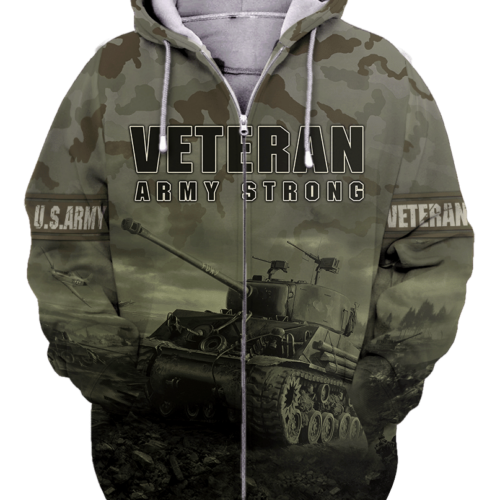 ARMY NTD-2110-AM-02 Premium Microfleece Zip Hoodie