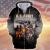 ARMY NTD-1810-AM-01 Premium Microfleece Zip Hoodie