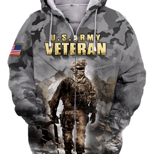 ARMY NTD-1510-AM-01 Premium Microfleece Zip Hoodie