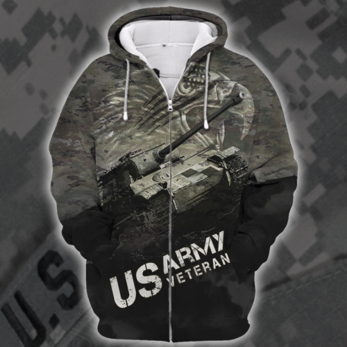 ARMY HLT-3010-AR-02 Premium Microfleece Zip Hoodie