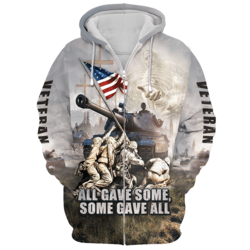 VETERAN NV-VTR-29 Premium Microfleece Zip Hoodie