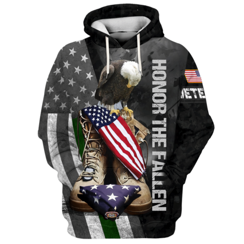 VETERAN NV-VETERAN-03 Premium Microfleece Hoodie