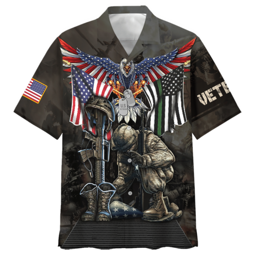 VETERAN NV-VETERAN-05 Premium Hawaiian Shirt