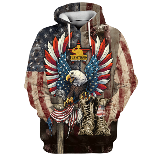 VETERAN NV-VETERAN-07 Premium Microfleece Hoodie