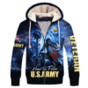 ARMY NTD-1210-AM-02 Premium Heavy Fleece Zip Hoodie