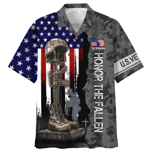 VETERAN NV-VETERAN-08 Premium Hawaiian Shirt