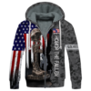 VETERAN NV-VETERAN-07 Premium Heavy Fleece Zip Hoodie