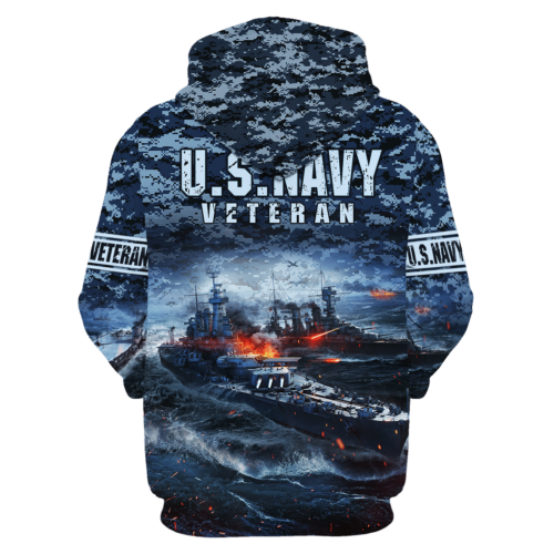 NAVY NTD-2110-NA-01 Premium Heavy Fleece Zip Hoodie