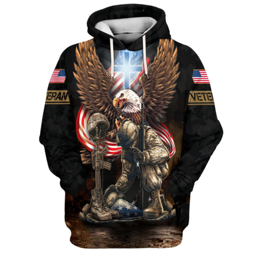 VETERAN NV-VETERAN-14 Premium Microfleece Hoodie