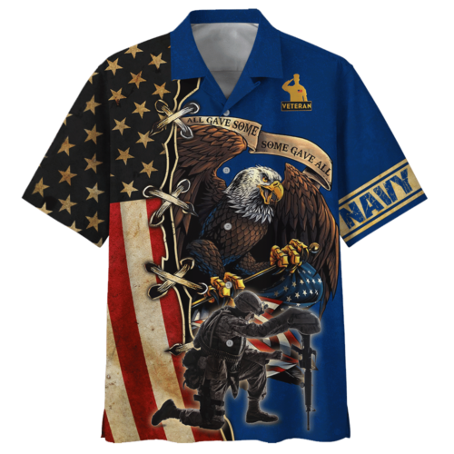 NAVY NTD-2010-NA-02 Premium Hawaiian Shirt