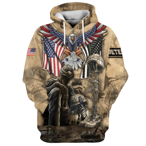 VETERAN NV-VETERAN-16 Premium Microfleece Hoodie