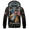 VETERAN NV-VETERAN-19 Premium Heavy Fleece Zip Hoodie