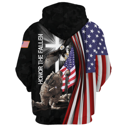 VETERAN NV-VETERAN-19 Premium Microfleece Zip Hoodie