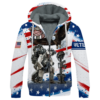 VETERAN NV-VETERAN-20 Premium Heavy Fleece Zip Hoodie