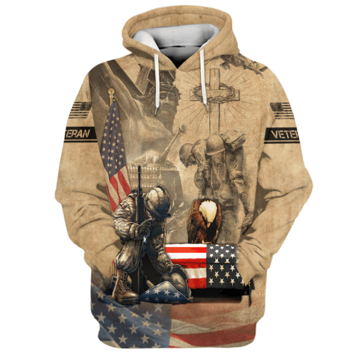 VETERAN NV-VETERAN-26 Premium Microfleece Hoodie