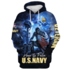 NAVY NTD-1210-NA-02 Premium Microfleece Hoodie