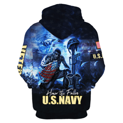 NAVY NTD-1110-NA-03 Premium Microfleece Hoodie